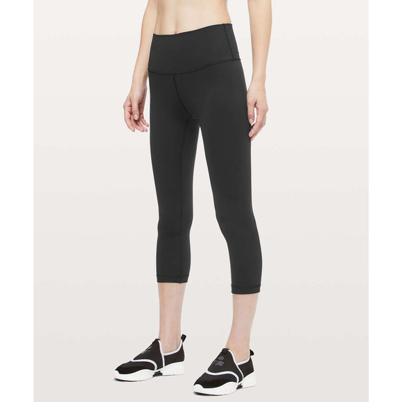 READ DESC Lululemon Wunder Under High-Rise Luxtreme 21" Crop Legging Black 2 - Picture 2 of 12